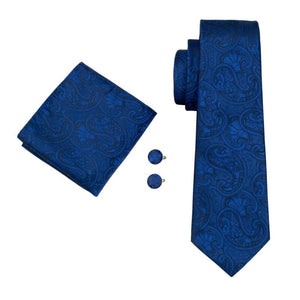 Navy Blue Paisley 3-Piece Set